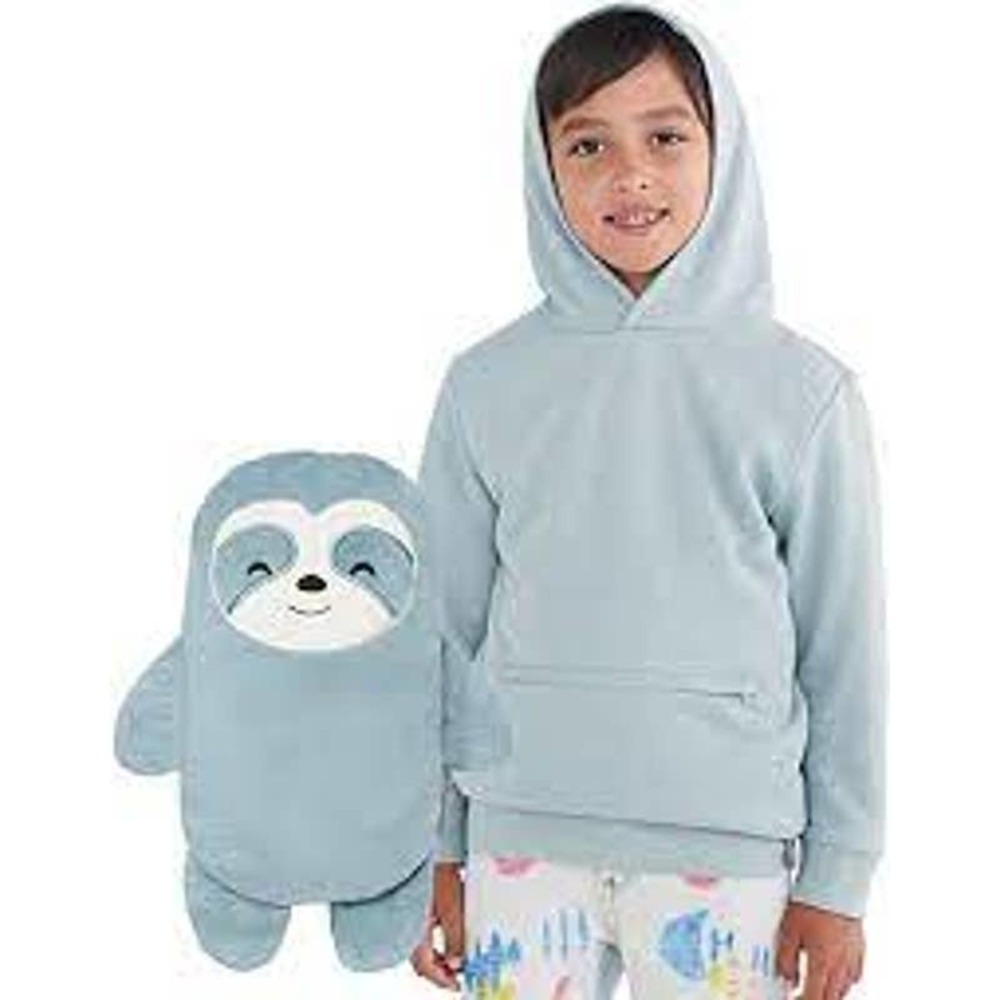 Cubcoats Sao the Sloth 2 in 1 Transforming Pullover Hoodie & Soft Plush‌‌‌